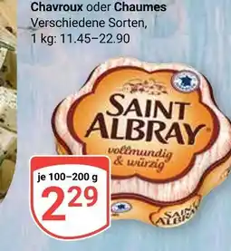 Globus Chavroux oder chaumes Angebot