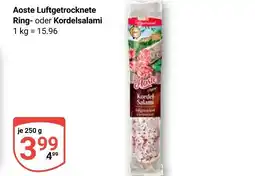 Globus Aoste luftgetrocknete ring-salami Angebot