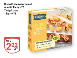 Globus Bistro emile assortment apéritif party x 20 Angebot