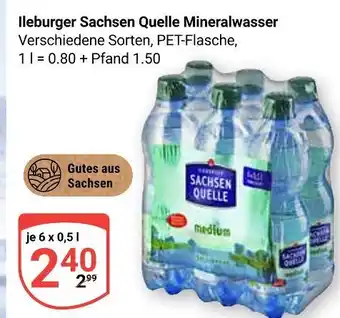 Globus Ileburger sachsen quelle mineralwasser Angebot