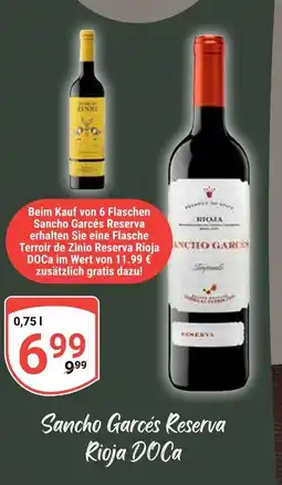 Globus Sancho garcés sancho garcés reserva rioja doca Angebot