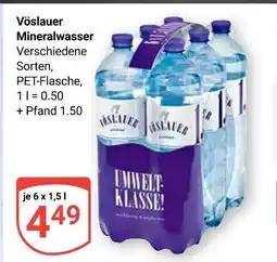 Globus Vöslauer mineralwasser Angebot