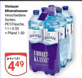 Globus Vöslauer mineralwasser Angebot