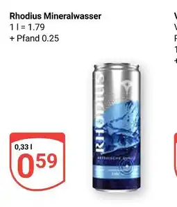 Globus Rhodius mineralwasser Angebot