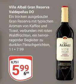 Globus Viña albali gran reserva valdepeñas do Angebot