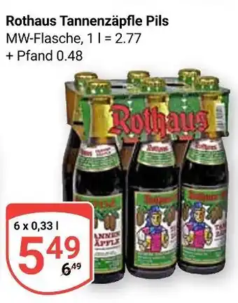 Globus Rothaus tannenzäpfle pils Angebot