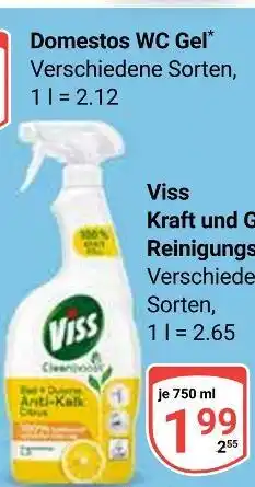 Globus Viss kraft und glanz reinigungsspray Angebot
