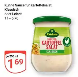 Globus Kühne sauce für kartoffelsalat klassisch Angebot
