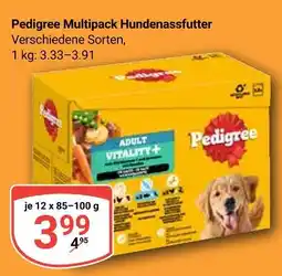 Globus Pedigree multipack hundenassfutter Angebot
