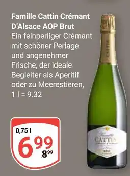 Globus Famille cattin crémant d'alsace aop brut Angebot
