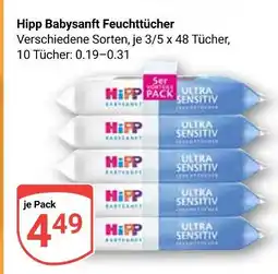 Globus Hipp babysanft feuchttücher Angebot