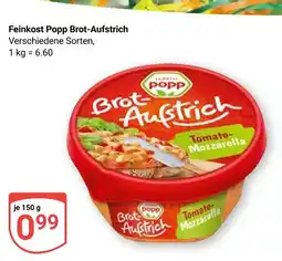 Globus Feinkost popp brot-aufstrich Angebot