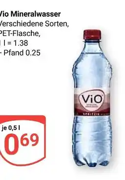 Globus Vio mineralwasser Angebot
