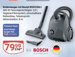 Globus Bosch bodensauger mit beutel bgds2ba1 Angebot