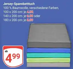 Globus Jersey-spannbetttuch Angebot