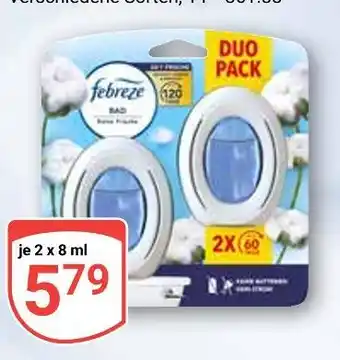 Globus Febreze bad duftfrische duo pack Angebot