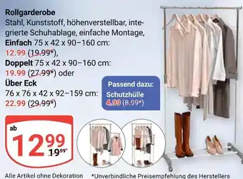 Globus Rollgarderobe einfach Angebot