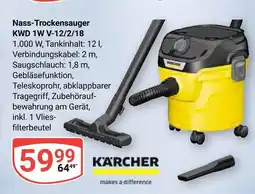 Globus Kärcher nass-trockensauger kwd 1w v-12/2/18 Angebot