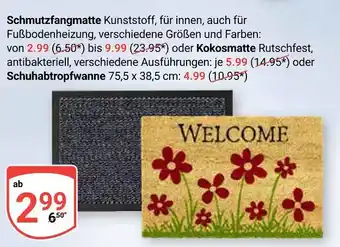 Globus Schmutzfangmatte Angebot