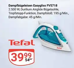 Globus Tefal dampfbügeleisen easygliss fv5718 Angebot