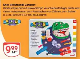Globus Art & fun knet-set krokodil zahnarzt Angebot