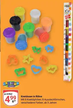 Globus Art & fun knetdosen in röhre Angebot