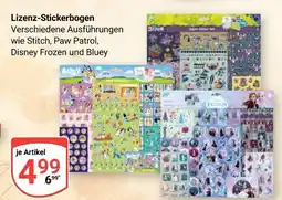 Globus Disney lizenz-stickerbogen stitch Angebot