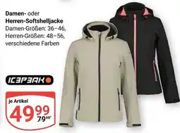 Globus Damen- oder herren-softshelljacke Angebot