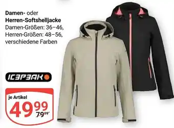 Globus Damen- oder herren-softshelljacke Angebot