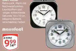Globus Manufact quartz-wecker Angebot