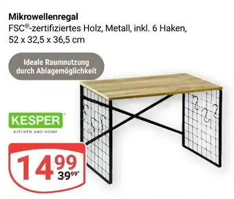 Globus Kesper mikrowellenregal Angebot