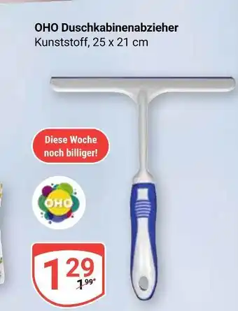 Globus Oho duschkabinenabzieher Angebot