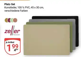 Globus Zeller platz-set Angebot