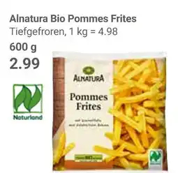 Globus Alnatura bio pommes frites Angebot
