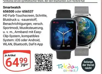 Globus Tekday connect smartwatch 656500 Angebot