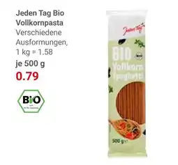 Globus Jeden tag bio vollkornpasta Angebot