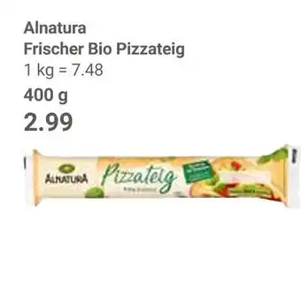 Globus Alnatura frischer bio pizzateig Angebot