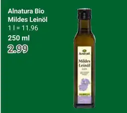 Globus Alnatura bio mildes leinöl Angebot