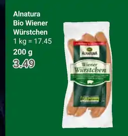 Globus Alnatura bio wiener würstchen Angebot