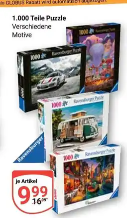 Globus Ravensburger 1.000 teile puzzle Angebot