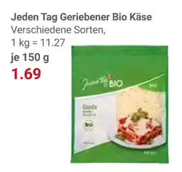 Globus Jeden tag geriebener bio käse Angebot