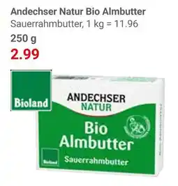 Globus Andechser natur bio almbutter Angebot
