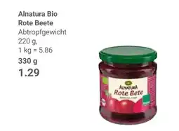 Globus Alnatura bio rote beete Angebot