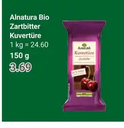 Globus Alnatura bio zartbitter kuvertüre Angebot