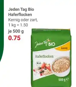 Globus Jeden tag bio haferflocken kernig Angebot