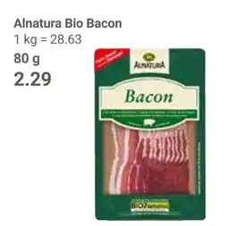 Globus Alnatura bio bacon Angebot