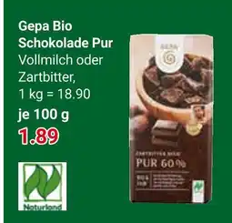 Globus Gepa bio schokolade pur vollmilch Angebot