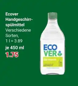 Globus Ecover handgeschirrspülmittel Angebot