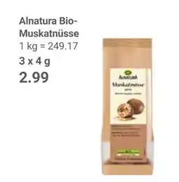 Globus Alnatura bio-muskatnüsse Angebot