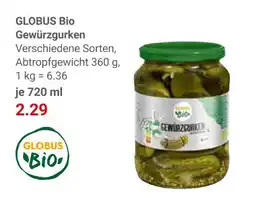 Globus Globus bio gewürzgurken Angebot